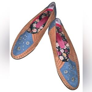 Hush Puppies Comfort Zone Suede Loafers Size 7W